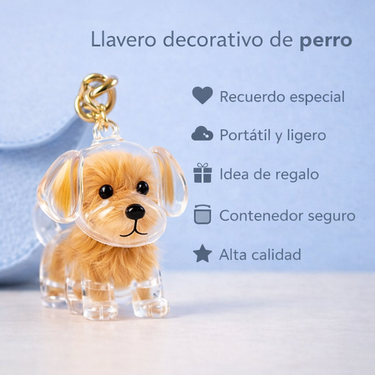 PuppyKey  Llavero de Recuerdo Mascotas